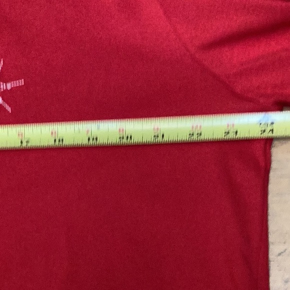 🎉HP🎉Hasting & Smith Women Crew Neck Top-Snowflake ❄️, Dark Red, 2X, NWT - Picture 5 of 8